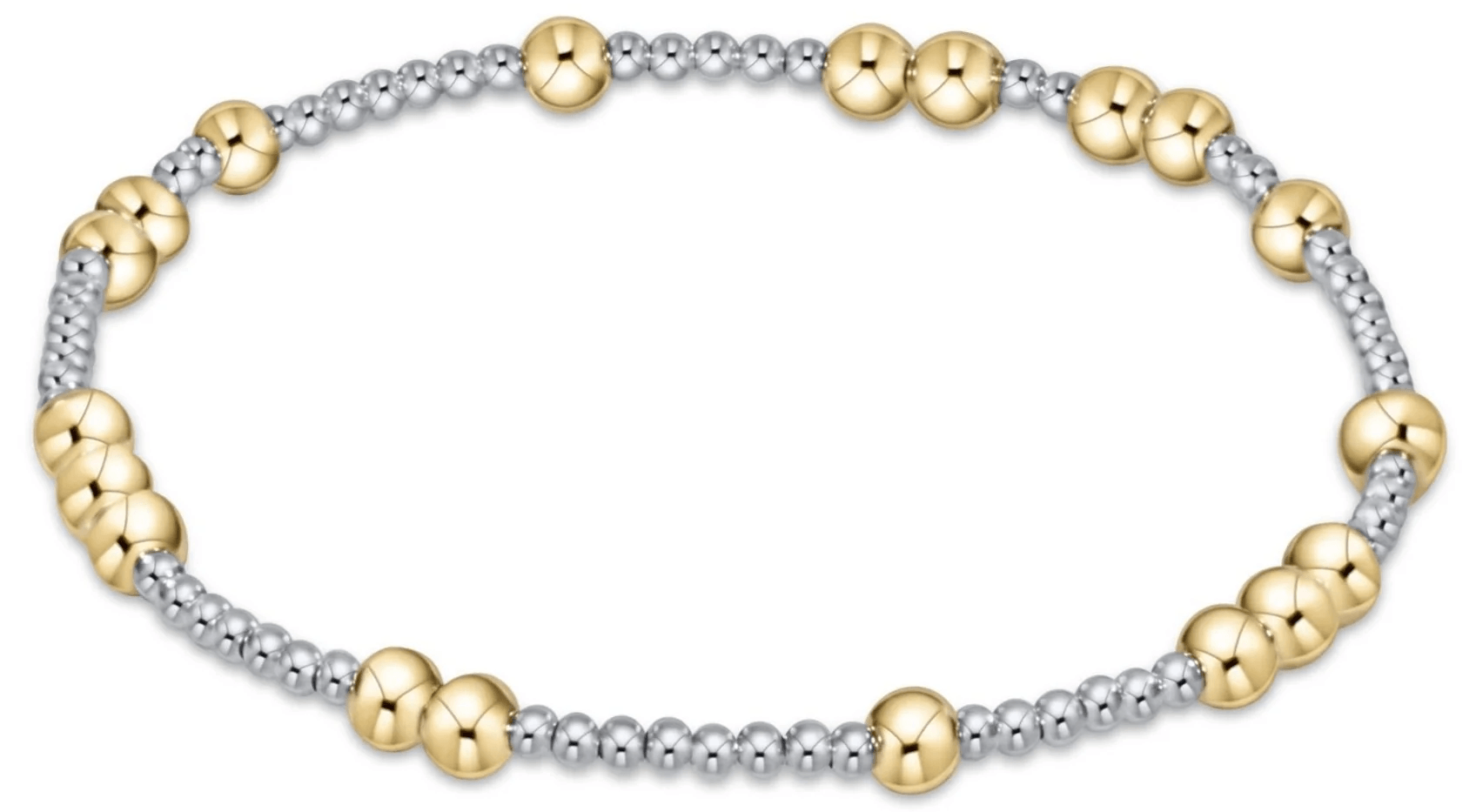 Mixed Rhyhtm - Zlatno-srebrna narukvica sa kuglicama