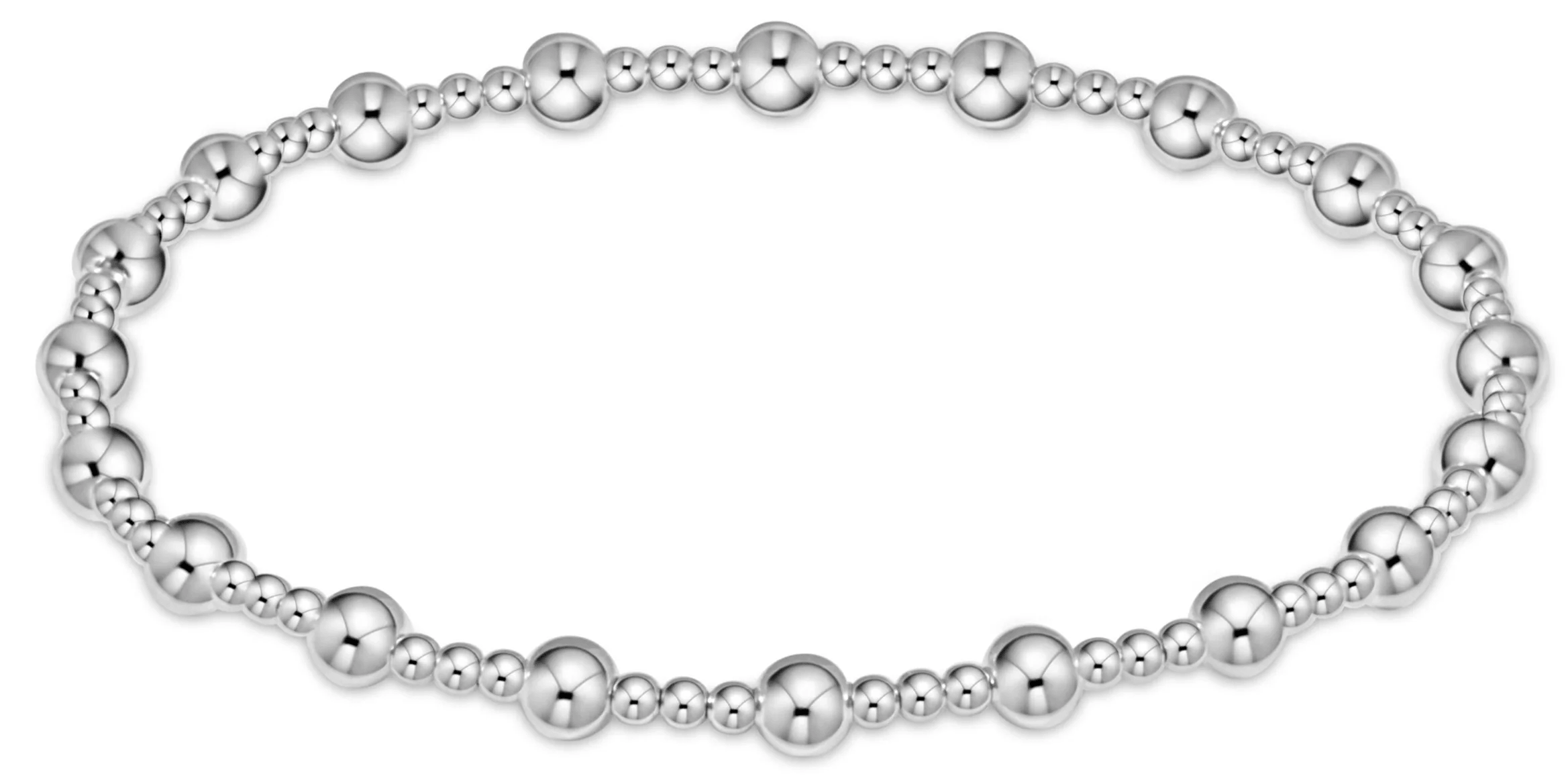 Moon Echo - Srebrna narukvica sa kuglicama